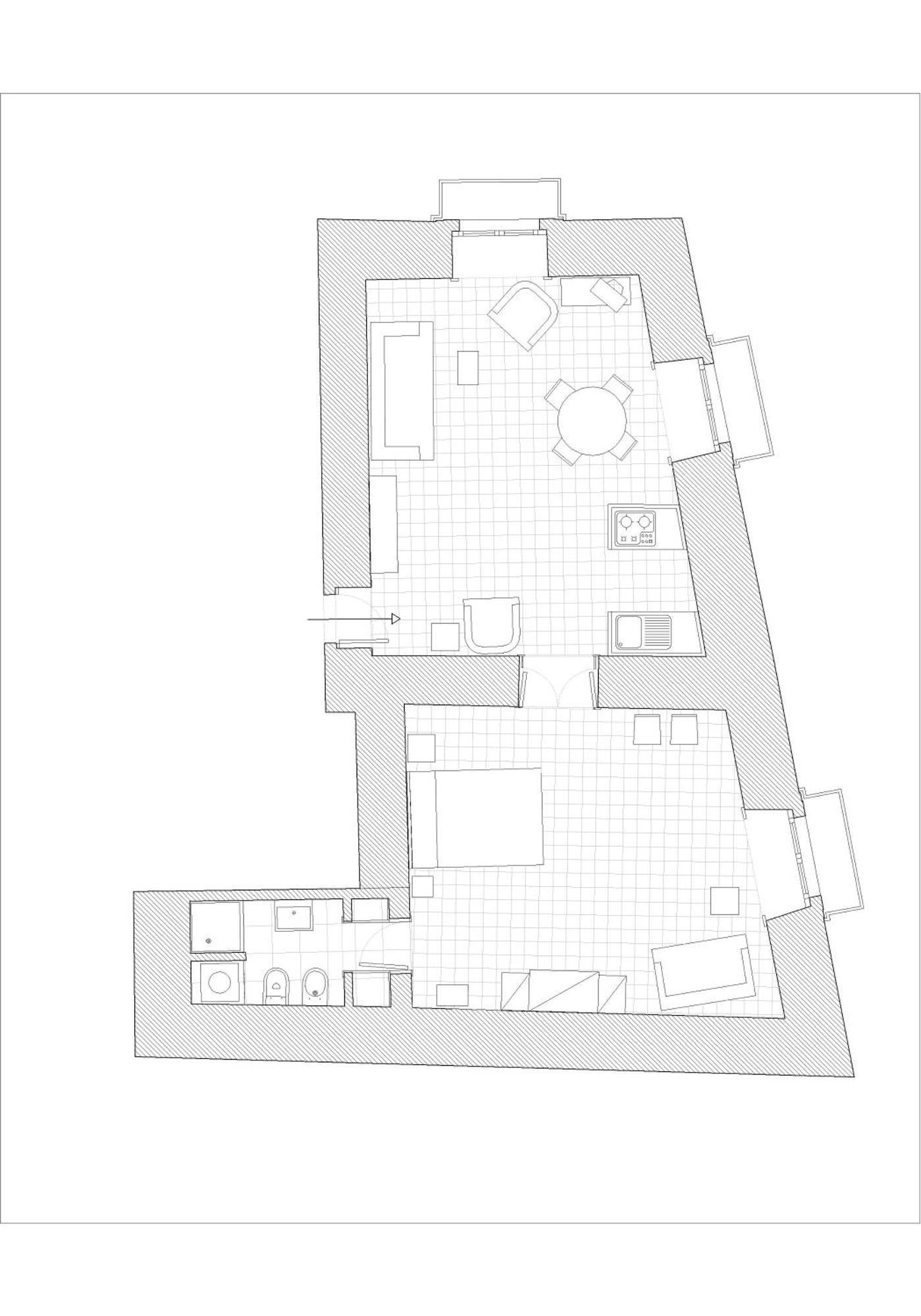 Tre Vie Apartment Con Terrazzo Giardino Pensile CTA Exterior foto